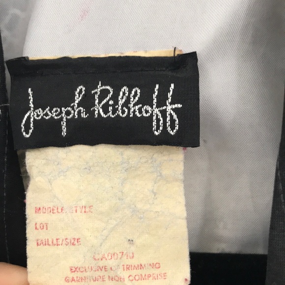 VINTAGE 80s black and white Print Dress - Picture 11 of 13